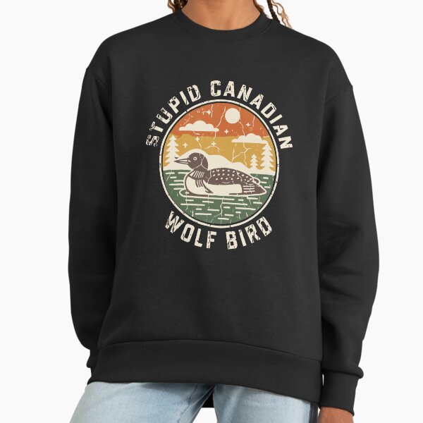 Stupid Canadian Wolf Bird Hollander Rozanov Ilya Rozanov Inspired Heated Rivalry Sweatshirt