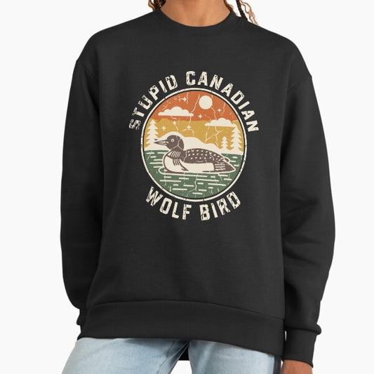Stupid Canadian Wolf Bird Hollander Rozanov Ilya Rozanov Inspired Heated Rivalry Sweatshirt