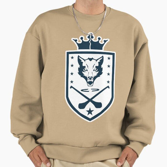 Wolves Crest with White backing Sweatshirt