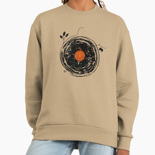 Enchanting Vinyl Records Vintage Sweatshirt