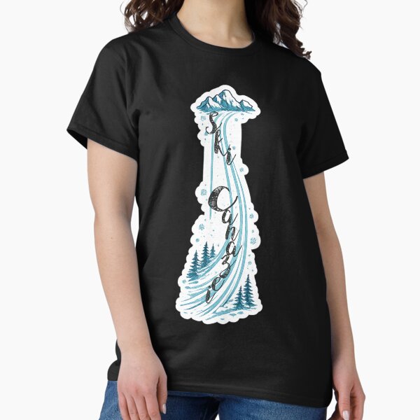 Ski Canazei Dolomites Sticker – Alpine Ski Resort Italy Winter Sports T-Shirt