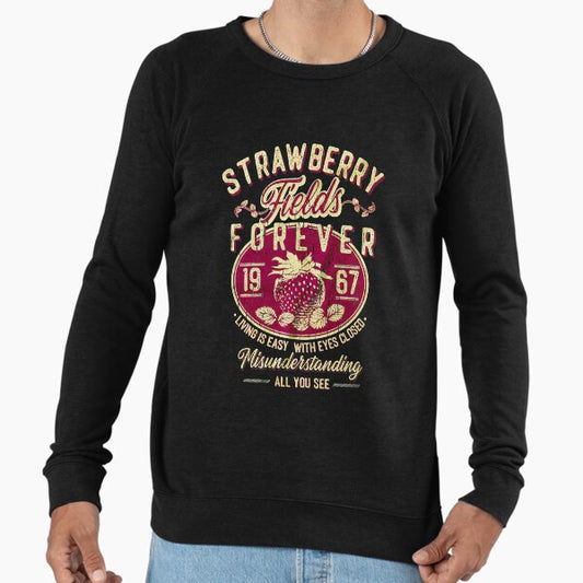 Strawberry Fields Forever Lightweight Sweatshirt