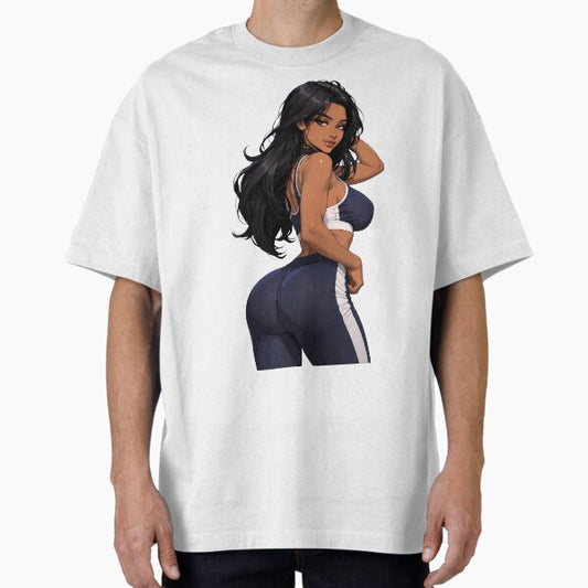 Athletic Anime Girl T-Shirt