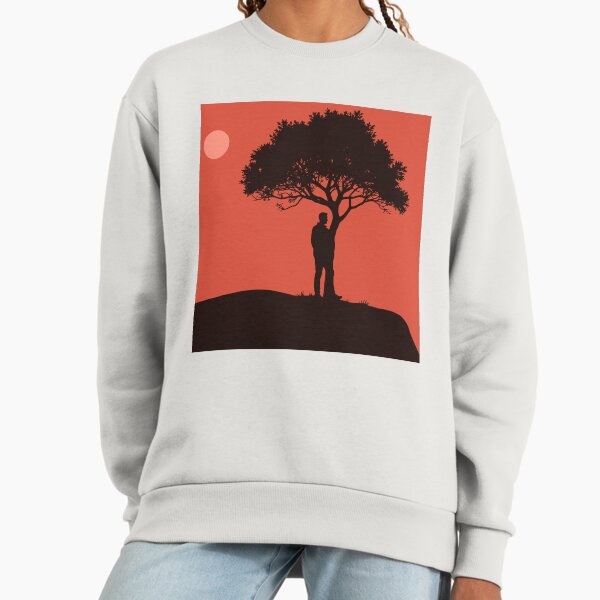 Sunset Nature Silhouette Art Sweatshirt
