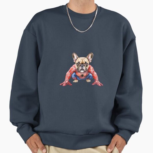 Spidey Frenchie - Heroic Pup Sweatshirt