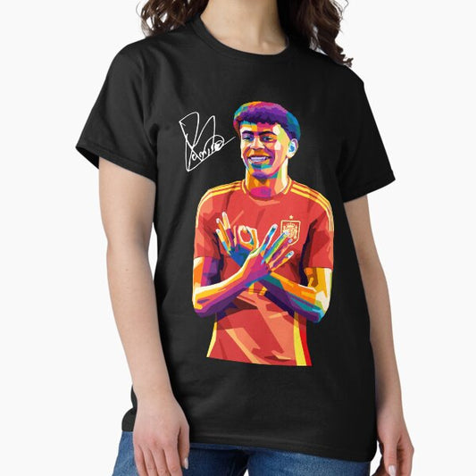 Lamine Yamal Wpap Pop Art T-Shirt