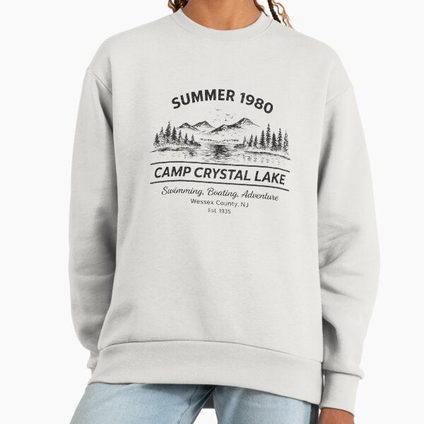 Camp Crystal Lake Summer 1980 - Retro Design - Vintage - Cult Cinema Sweatshirt