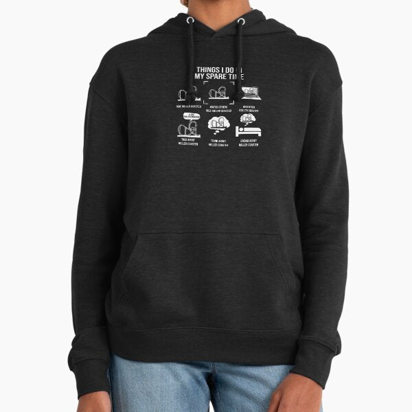 Things I Do In My Spare Time, Roller Coaster Lover Hoodie