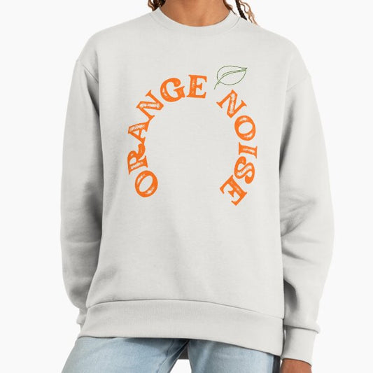 Orange Noise Round Logo Sweatshirt