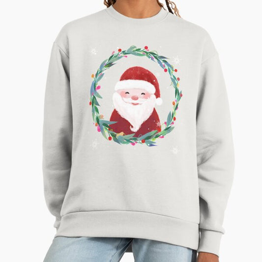 Santa Claus Wreath Sweatshirt