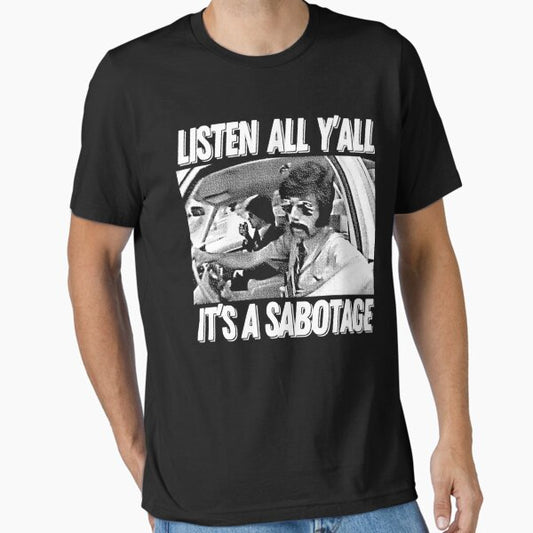 Sabotage Boutique Beastie Boys Old Style Fan Art T-Shirt