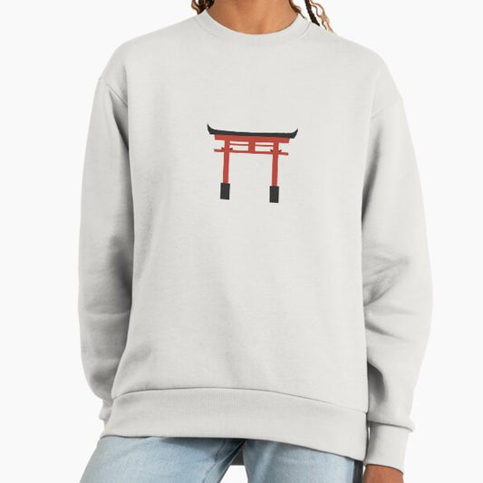 Red Japanese Torrii shrine gate Sweatshirt