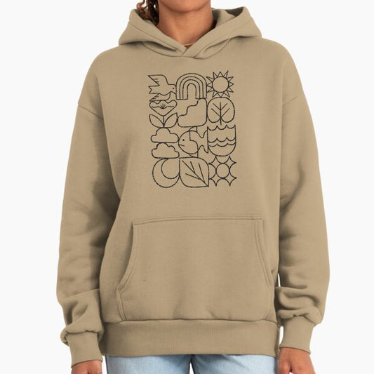 Harmony Grid Hoodie