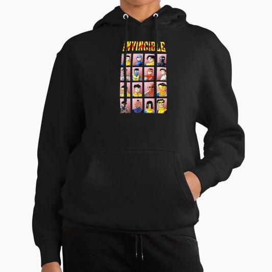 Invincible Superhero Characters Hoodie