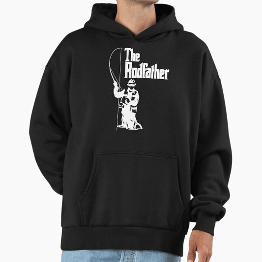 The Rodfather Fishing T Shirt Hoodie