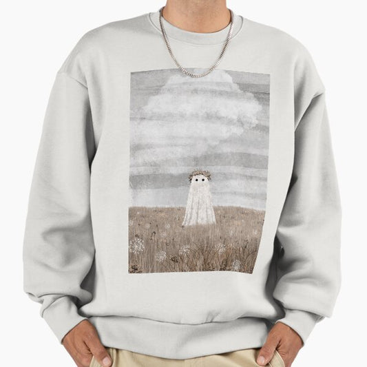 There's a Ghost in The meadow Autumn Sweatshirt