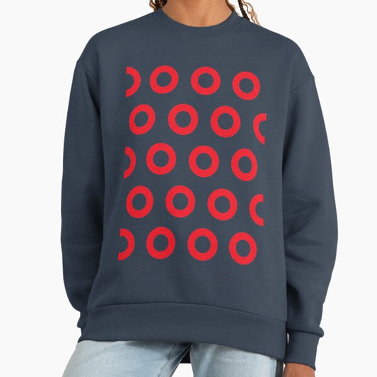 Jon Fishman - Phish Drummer Red Circle Print Sweatshirt
