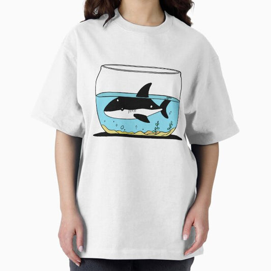 A tiny shark in a fishbowl T-Shirt