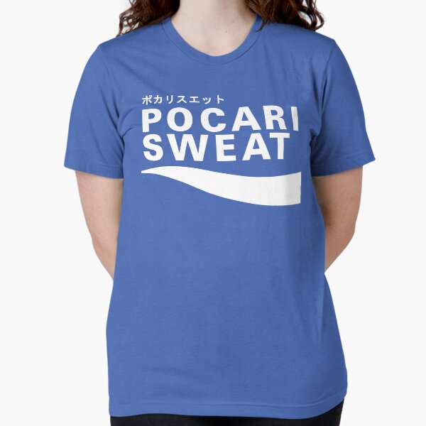 Pocari Sweat Japanese Logo Tri-blend T-Shirt