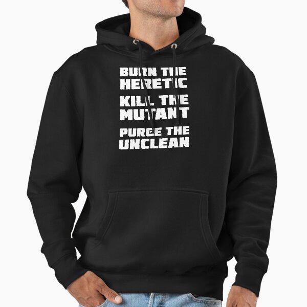 Burn the Heretic (light text) Hoodie