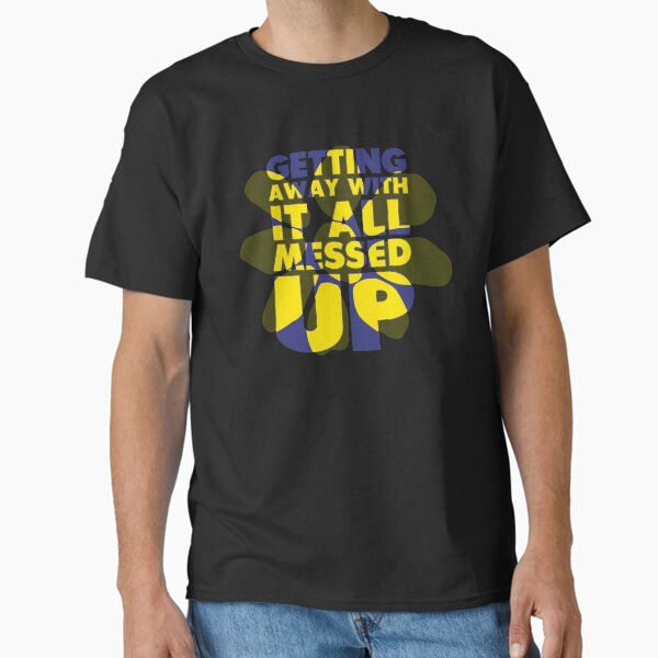 Getting away with it - Blue Yellow T-Shirt