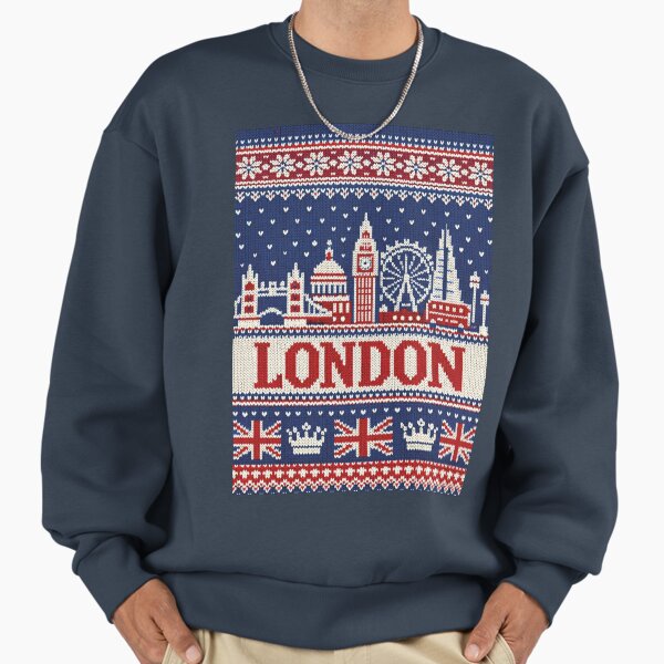 London skyline, knitted picture Sweatshirt