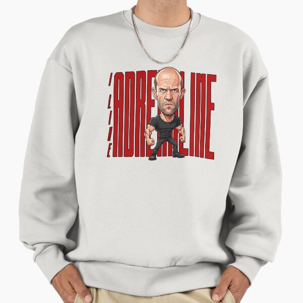 Caricature Jason Statham likes adrenaline Sweatshirt