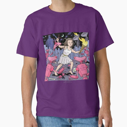 Caitlin Johnstone, Rogue Journalist (Art By Danny Hellman) T-Shirt
