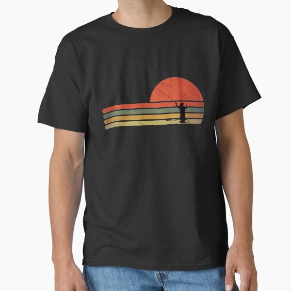 Retro vintage fly fishing,gift for fly fishing lovers T-Shirt