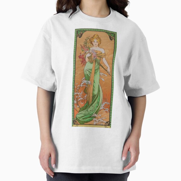 The season spring - Alphonse mucha T-Shirt