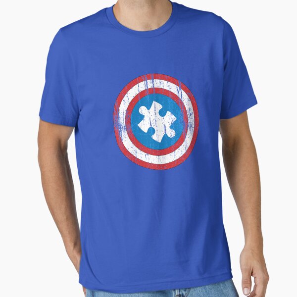 Captain Autism Superhero Shirt Autism Awareness Shirt T-Shirt