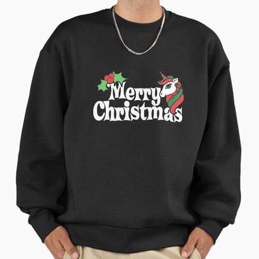 Merry Christmas Unicorn Sweatshirt