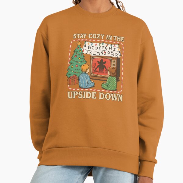 Stay Cozy In The Upside Dow nDesign Sweatshirt