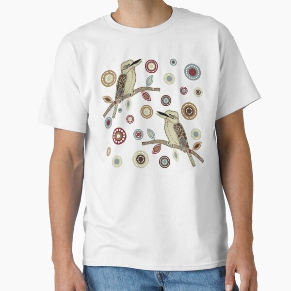 Aboriginal Bird Art Work T-Shirt