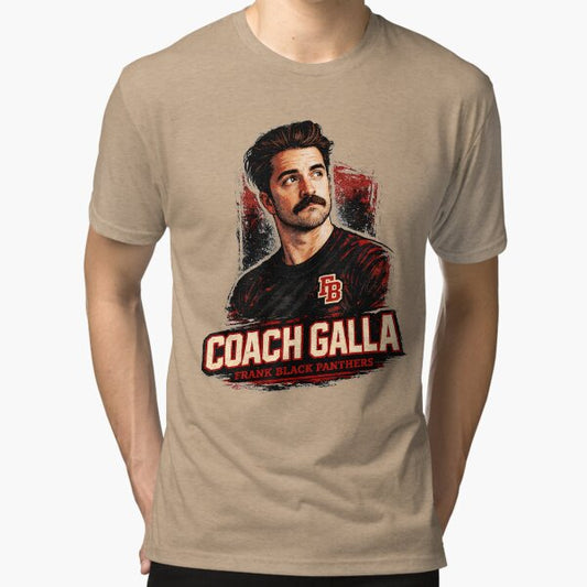 Coach Galla – Frank Black Panthers Vintage Graphic Tri-blend T-Shirt