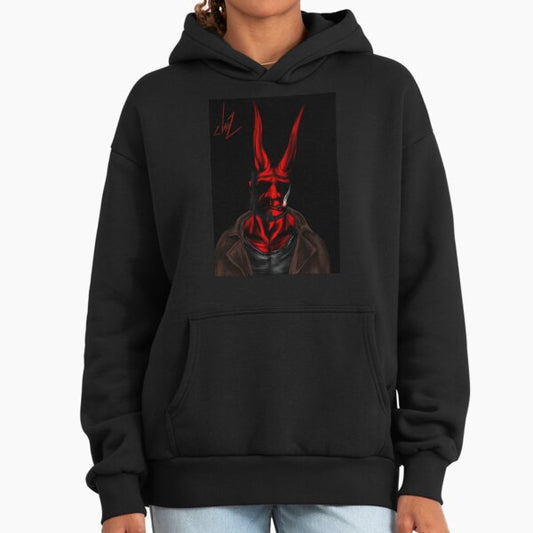 Boy From Hell (Hellboy) - with background Hoodie