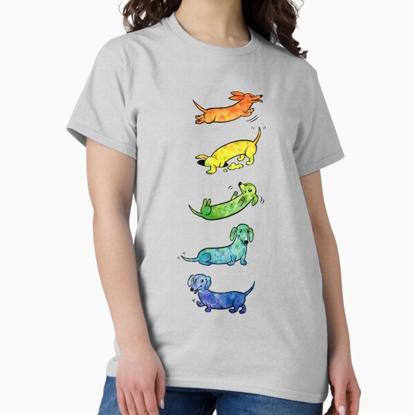 Watercolor Dachshunds T-Shirt