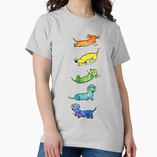 Watercolor Dachshunds T-Shirt