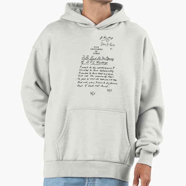 Dead Poets Society five centuries of verse black Hoodie