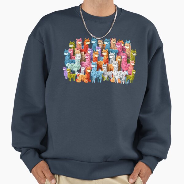 Colorful Peruvian Alpacas Cute Art Design Sweatshirt