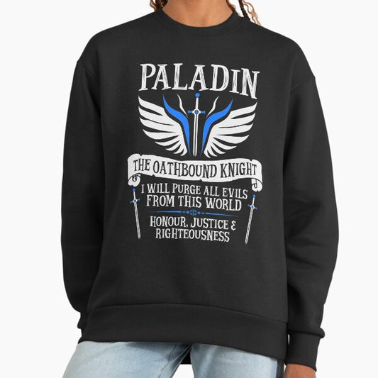 PALADIN, THE OATHBOUND KNIGHT- Dungeons & Dragons (White) Sweatshirt
