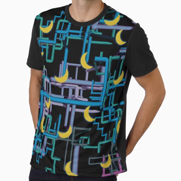 Dan Flashes Complicated Shirt Pattern Graphic T-Shirt
