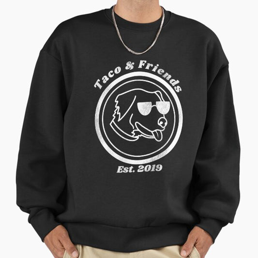Taco & Friends Trivia Commission White Line Sweatshirt