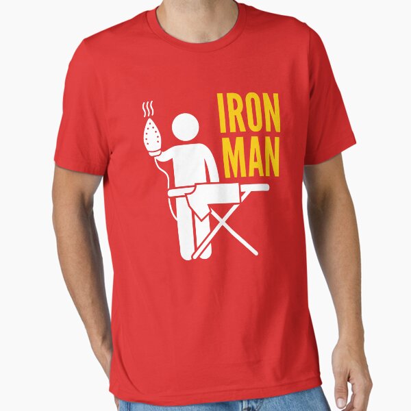 Iron Man ironing (Red) T-Shirt