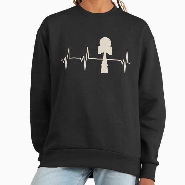Kendama Heartbeat Pulse Gift For Kendama Players Sweatshirt