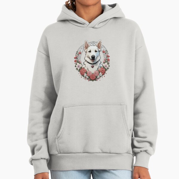 Adorable Swiss white shepherd Hoodie