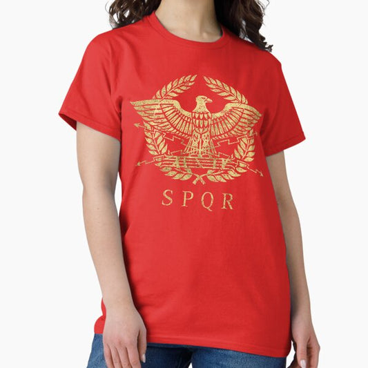 Roman Empire Emblem - Vintage Gold T-Shirt