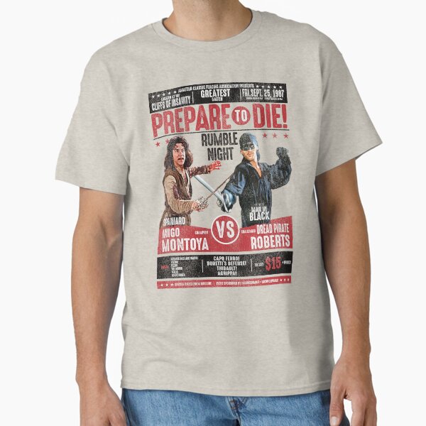 Inigo Montoya Fencing Poster Worn T-Shirt