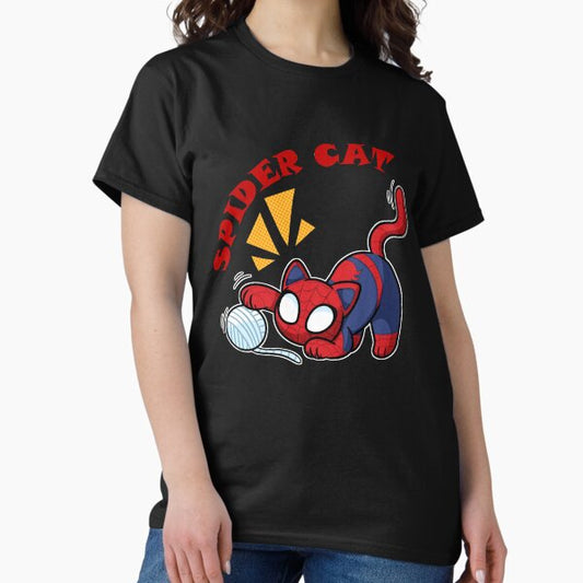 Spider cat playing with wool T-Shirt