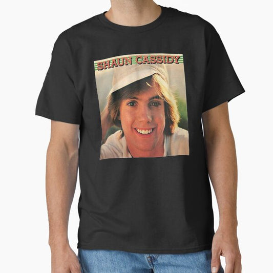 Shaun Cassidy 70s Men's Short Sleeve Crew Neck T Shirt Summer Casual Tee Tops T-Shirt